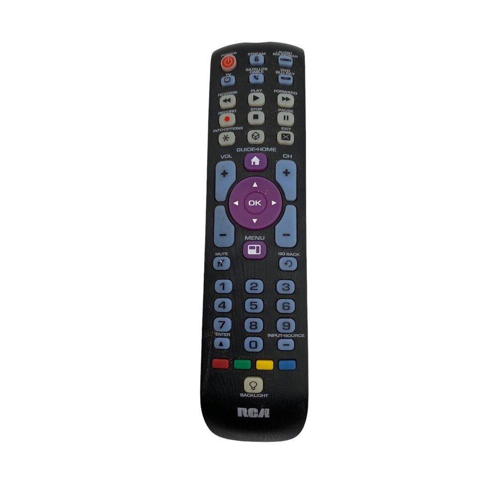RCA Remote Control With Backlight & Multiple Device Options Lights up